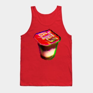 Snack Pack Pudding Snack Glitch Tank Top